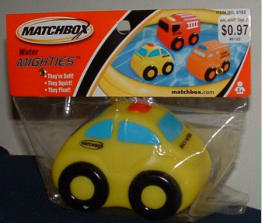Arriving in early 2003, and looking very much like a New Beetle, this "Beach Patrol" toy floats.