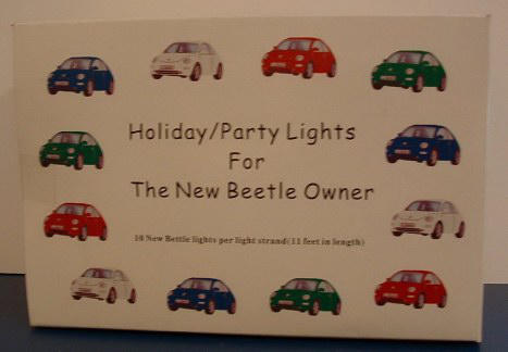 For the New Beetle owner, the only thing missing in his/her life, are these lights in the shape of the car!