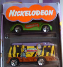 As part of a set of 5 vehicles from the Nickelodeon cartoon series Rugrats, this convertible Concept NB has strange colours.